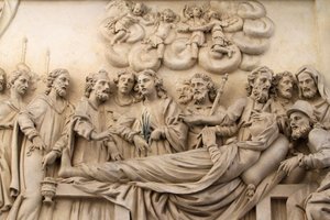 Das Leben der Jungfrau, Das Haus der Jungfrau, Santa Casa, Replik des Heiligen Hauses, Kirche Unserer Lieben Frau von Loreto, Prag, Tschechische Republik