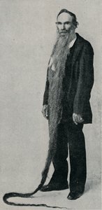 Der längste Bart der Welt, 1896, 1910
