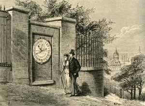 Die Magnetuhr, Greenwich Observatory von Unbekannt