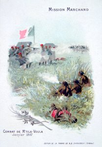 Die Marchand-Expedition: Kämpfe bei Mtila Voula, Januar 1897 von Unbekannt