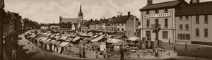 Der Marktplatz, ca. 1880