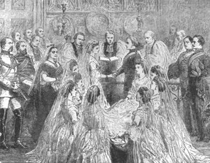Die Hochzeit von Prinzessin Louise mit dem Marquis von Lorne von Unbekannt