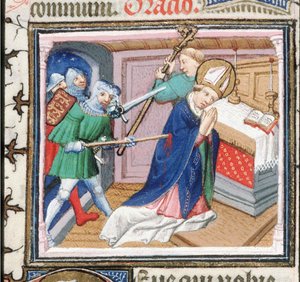 Das Martyrium des Heiligen Thomas Becket, 1460er von Unbekannt