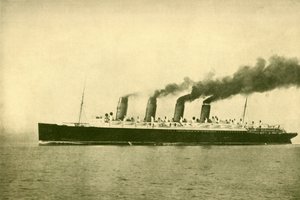 Die Mauretania Cunard Line, 30.696 Tonnen, ca. 1930