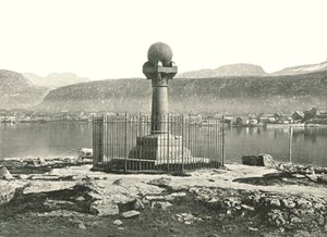 Die Meridian-Säule, Hammerfest, Norwegen, 1895 von Unbekannt
