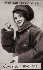 Die Militärdame - Komm und hab eine, ca. 1914