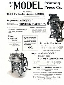 The Model Printing Press Co., 1910 von Unbekannt
