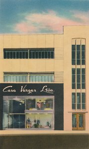Das moderne Kaufhaus Casa Vargas Ltda., Barranquilla, ca. 1940er Jahre von Unbekannt