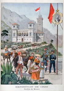 Der Monaco-Pavillon auf der Weltausstellung 1900, Paris, 1900 von Unbekannt