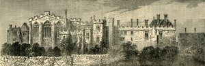 Das Kloster St. Johannes von Jerusalem, Clerkenwell - Gesamtansicht von Südosten, um 1872