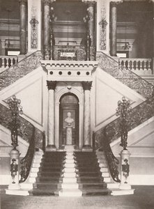 Die Treppe der Nationalbibliothek, 1914