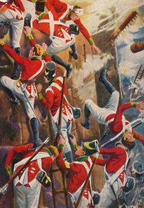 Die Northumberland Fusiliers. Erstürmung der Festungsanlagen von San Vincente