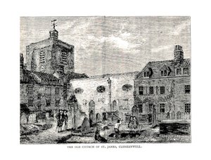 Die alte Kirche von St. James, 1878