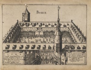 Die Alte Börse in Antwerpen, frühes 17. Jahrhundert