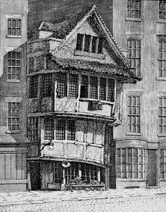 Der alte Brunnen in den Minories, City of London, ca. 1798 von Unbekannt