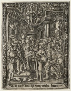 Der alte König auf seinem Thron von Unbekannt