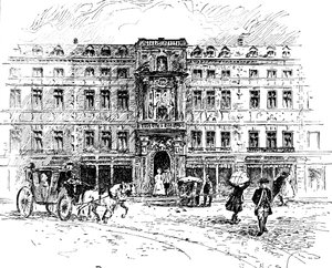 Die alte Mercers Hall, London, 1909