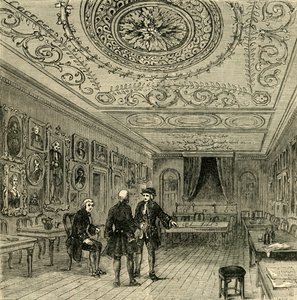 Das alte Zimmer bei Evans, 1881