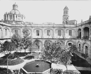 Das alte San Hipolito Kloster, Mexiko-Stadt, Mexiko