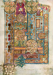 Die Anfangsworte des Johannesevangeliums, 800 n. Chr., 20. Jahrhundert von Unbekannt