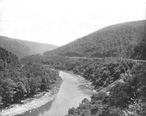 Der Packsattel, Allegheny Mountains, Pennsylvania, USA, um 1900