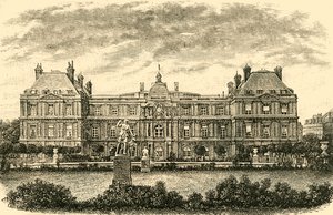 Der Palais De Luxembourg, Paris, 1890 von Unbekannt