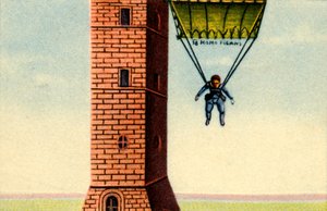 Der Fallschirm von Fauste Veranzio von Unbekannt