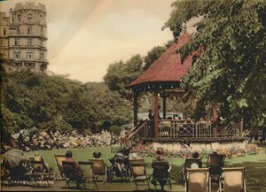 Die Parade Gardens, Bath, Somerset, um 1925 von Unbekannt