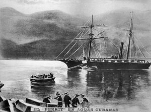 Die Perrit in kubanischen Gewässern, 1869, 1920er Jahre
