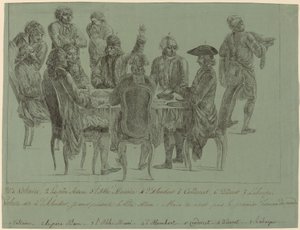 Das Mahl der Philosophen, nach 1772