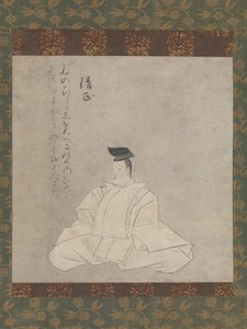 Der Dichter Fujiwara Kiyotada, zweite Hälfte des 13. Jahrhunderts
