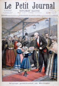 Der Präsident der Französischen Republik besucht die Bretagne, 1896