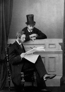 Der Prinz von Wales und Kronprinz Friedrich Wilhelm von Preußen, Windsor, 1863