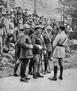Der Prinz von Wales an der italienischen Front, 1917 von Unbekannt