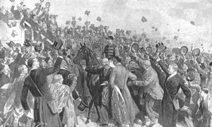Das erste Derby des Prinzen, 1896: Seine Königliche Hoheit führt Persimmon, 1901