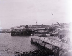 Die Promenadenpier in Plymouth in Devon, spätes 19. - frühes 20. Jahrhundert von Unbekannt