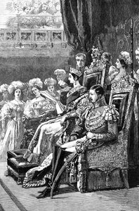 Die Königin eröffnet das Parlament, 1846, 1900 von Unbekannt