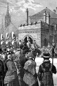 Die Königin eröffnet das Parlament, 1846, 1900 von Unbekannt
