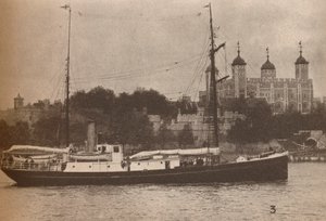 Die Quest, bei der Sir Ernest Shackleton im September 1921 aufbrach, auf was sich als seine letzte Reise herausstellen sollte von Unbekannt