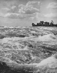 Die Stromschnellen oberhalb des American Falls, 19. Jahrhundert