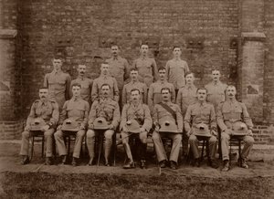 Die Regimentspolizei der 1. Royal Munster Fusiliers, Rangoon, Burma, 1913