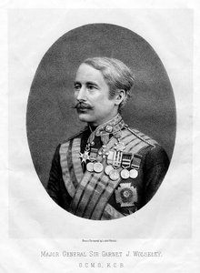 Der ehrenwerte Garnet Joseph Wolseley, britischer Feldmarschall, 1880