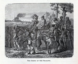 Der Aufstand der Bauern, 1882 von Unbekannt