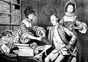 Die rivalisierenden Modistinnen, 1770
