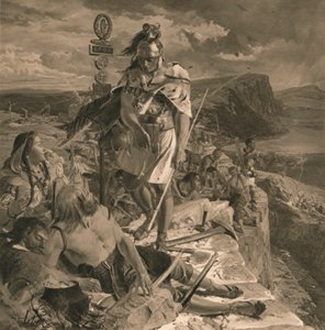 Die Römer lassen eine Mauer zum Schutz des Südens bauen, 1905