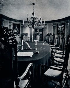 Der Raum im Kapitol, in dem der Exekutivrat tagte, ca. 1938 von Unbekannt