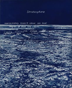 Die Rundheit der Erde aus der Stratosphäre, 1935 von Unbekannt