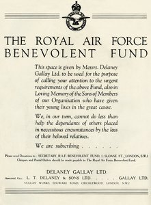 Der Royal Air Force Benevolent Fund, 1941 von Unbekannt