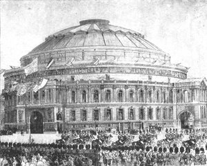 Die Royal Albert Hall, 1871: Eröffnet von Königin Victoria, 29. März 1901