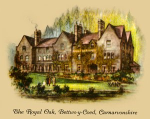 Die Königseiche, Bettws-y-Coed, Carnavonshire, 1936 von Unbekannt
